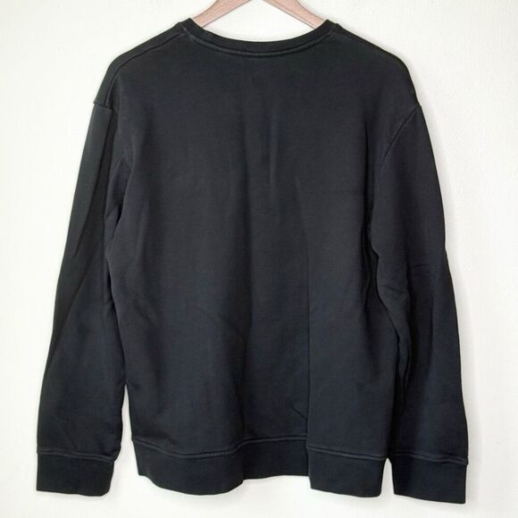 Armani Exchange Black Signature Eagle Crewneck Sweatshirt - Women’s US L - Picture 2 of 9